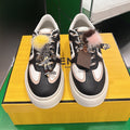 Fendi 2025 Match Platform Sneakers Black Leather 562576
