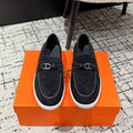 HM 25 Mocassim lgnacio Loafer  Black Cowhide 377583