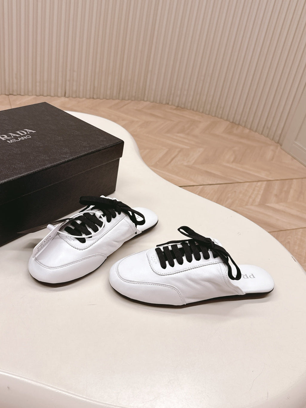PRA 26S Mule Sneaker White Sheepskin 600617