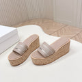 CD 26s  Platform Sandals 85 Nude Cowhide 643778