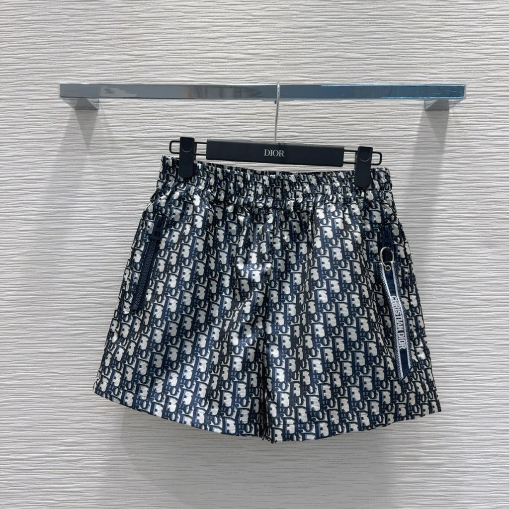 CD 25 Suit Navy Blue and Beige Polyester
