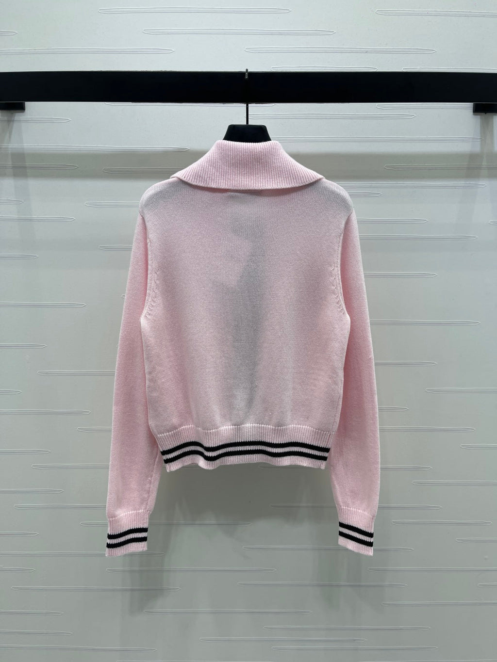 CD 25 Cardigan Two-tone Wool and Cashmere