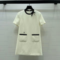 Dior 2026 Dress Cream Black Cotton Polyester