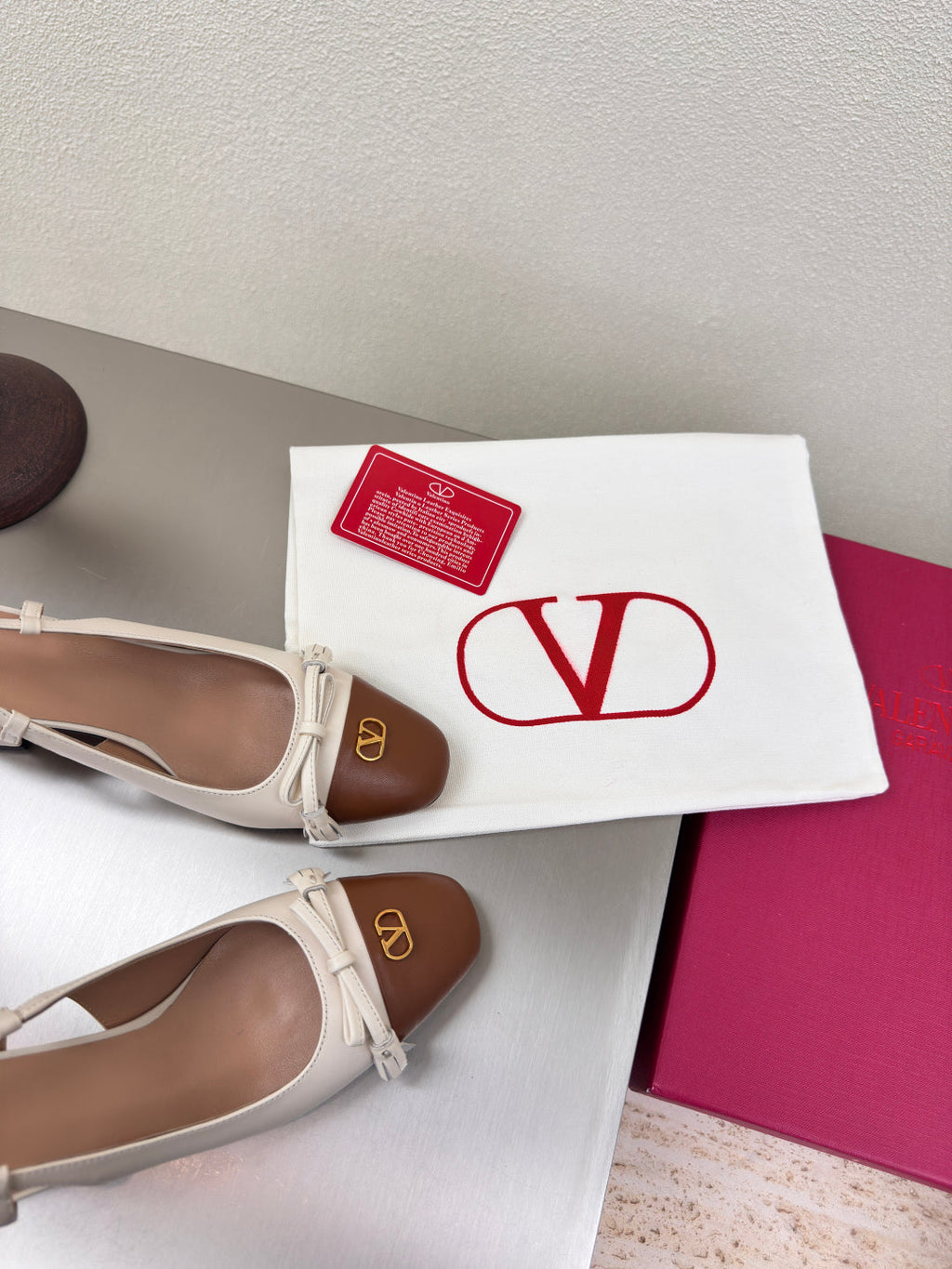 VT 25 Valet Du Roi Slingback White Calfskin 343063