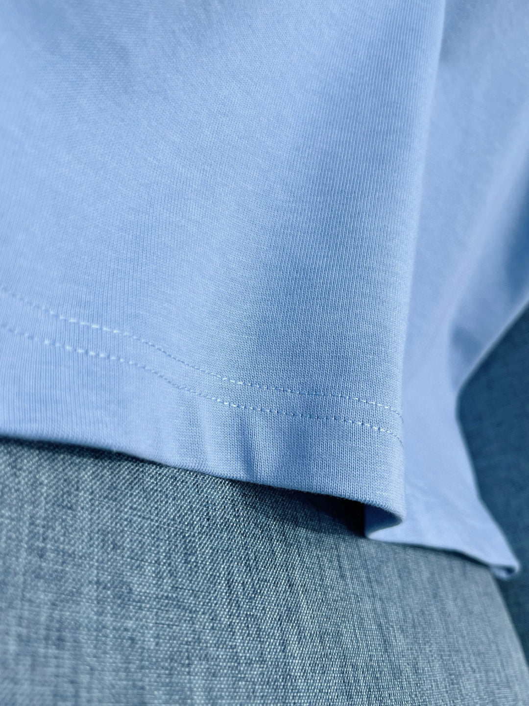 CD 25 T-shirt Blue Cotton
