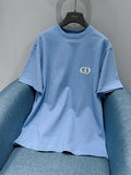 CD 25 T-shirt Blue Cotton