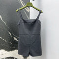 Gucci 25 Jumpsuit Gray Polyester Fiber