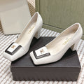 Chanel 2026 Pump White And Black Lambskin 653538
