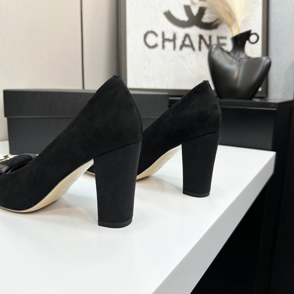 Chanel 2026 Pump Black Suede 696619