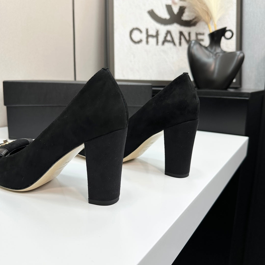 Chanel 2026 Pump Black Suede 696619