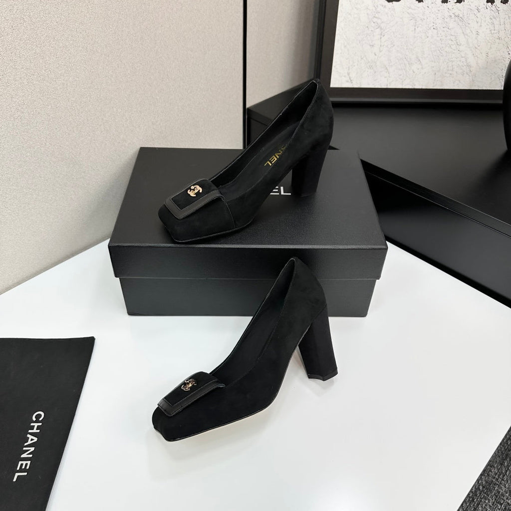 Chanel 2026 Pump Black Suede 696619