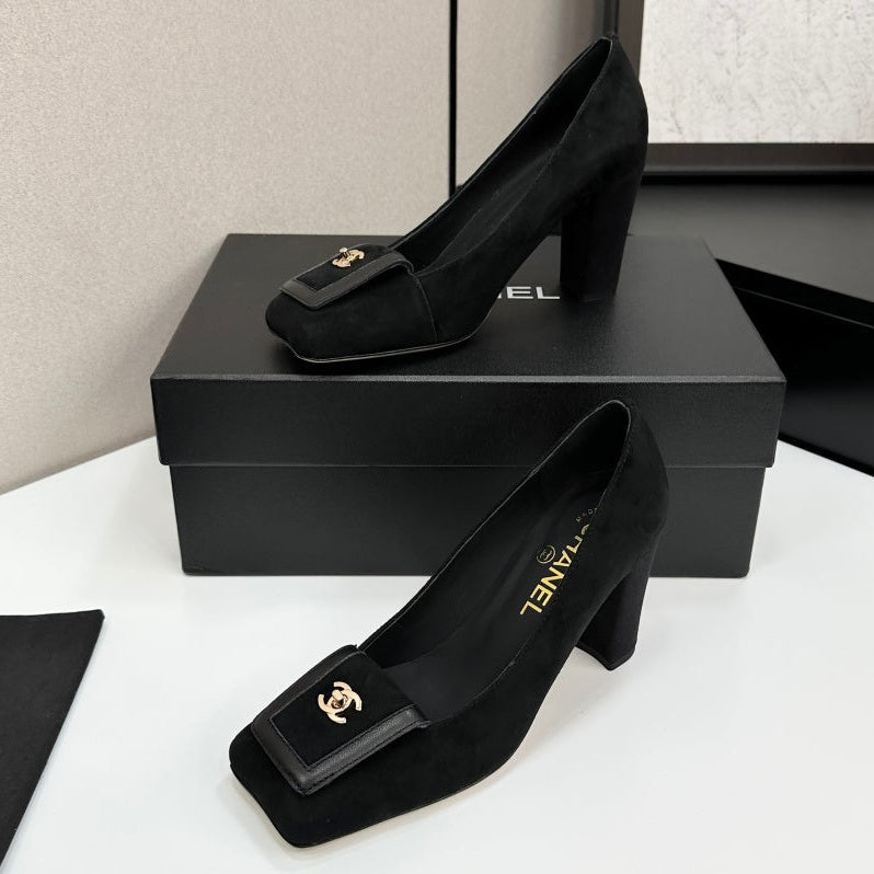 Chanel 2026 Pump Black Suede 696619