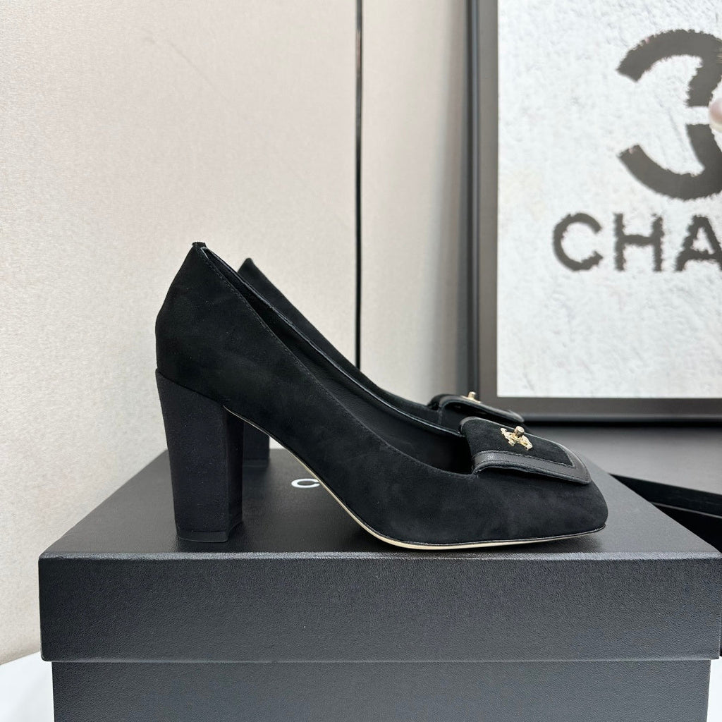 Chanel 2026 Pump Black Suede 696619