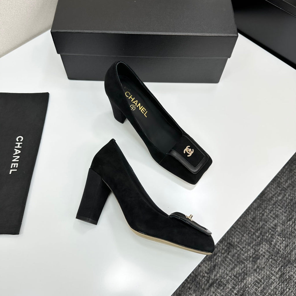 Chanel 2026 Pump Black Suede 696619
