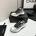 CC 26s Casual Sneakers Black White Gray Fabric Cowhide 626373