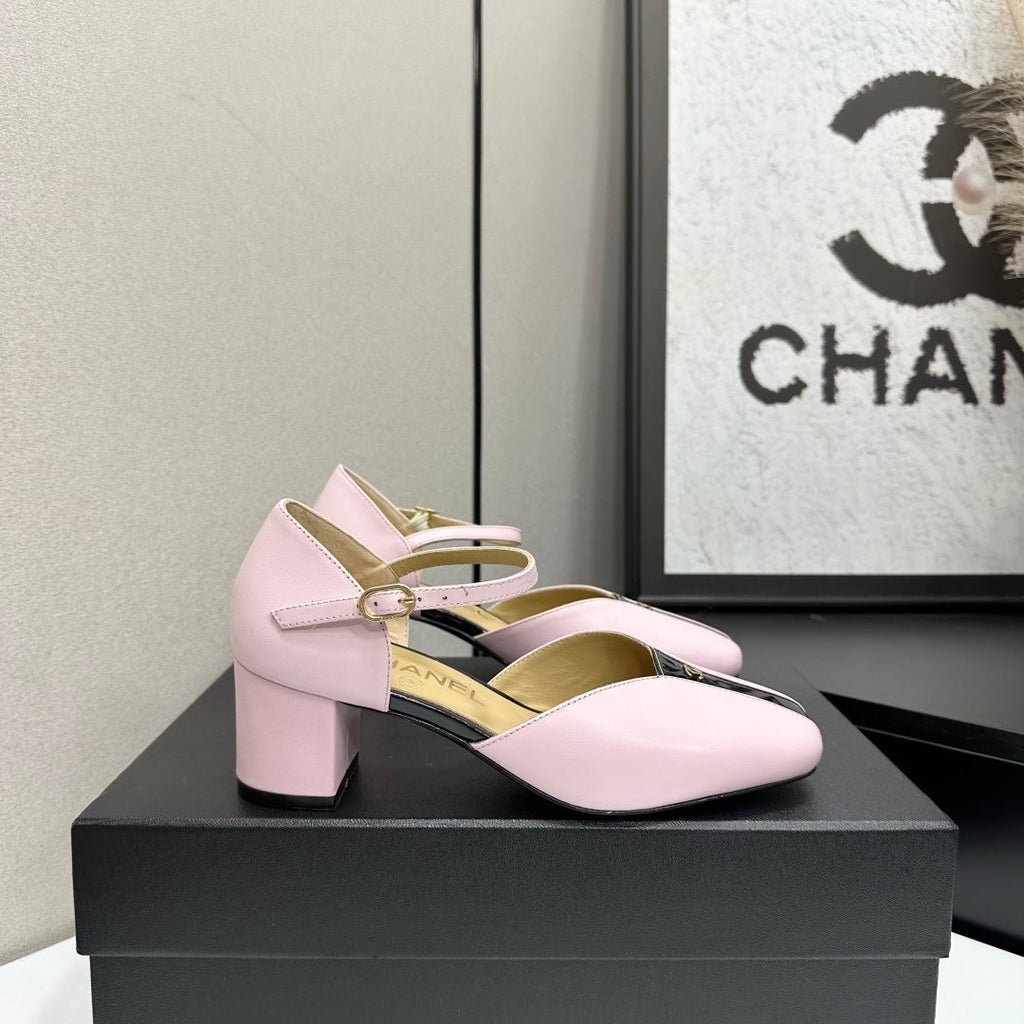 CC 2026 Mary Jane Sandals 65 Light Pink Cowhide 668121