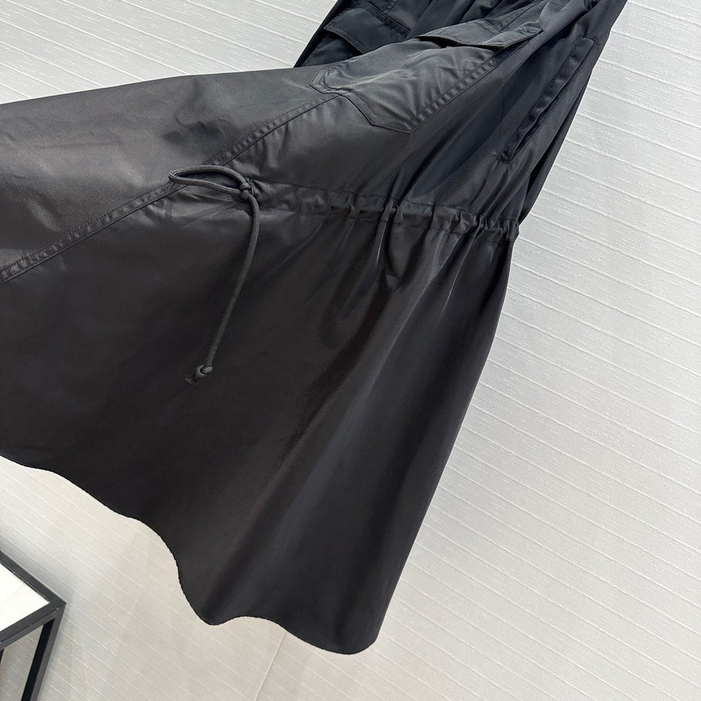 Prada 2025 Long Skirt Black Polyester