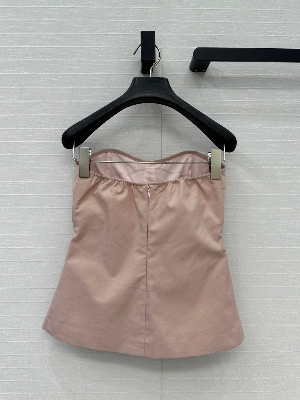 Prada 25 Cat Ear Tube Top Vest Pink Cotton