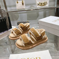 CD Dioract Sandal 40mm In Caramel Suede 996363