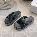 CD 26s  Platform Sandals 65 Black Lambskin 644289