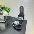 dway slide embroidered black cotton