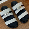 HM Jackson Sandal Grey Calfskin 294044