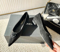 CC Ballet In Blak Suede 151521