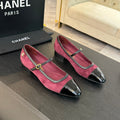 CC Mary Jane Black Dark Red Suede