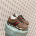 GG 26 Couple Sneakers Brown Cowhide 630702