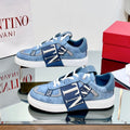 valenti low top vl7n blue denim blue canvas