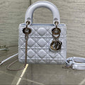 Dior 2026 Mini Lady Dior Bag Glacier Blue Lambskin 270717
