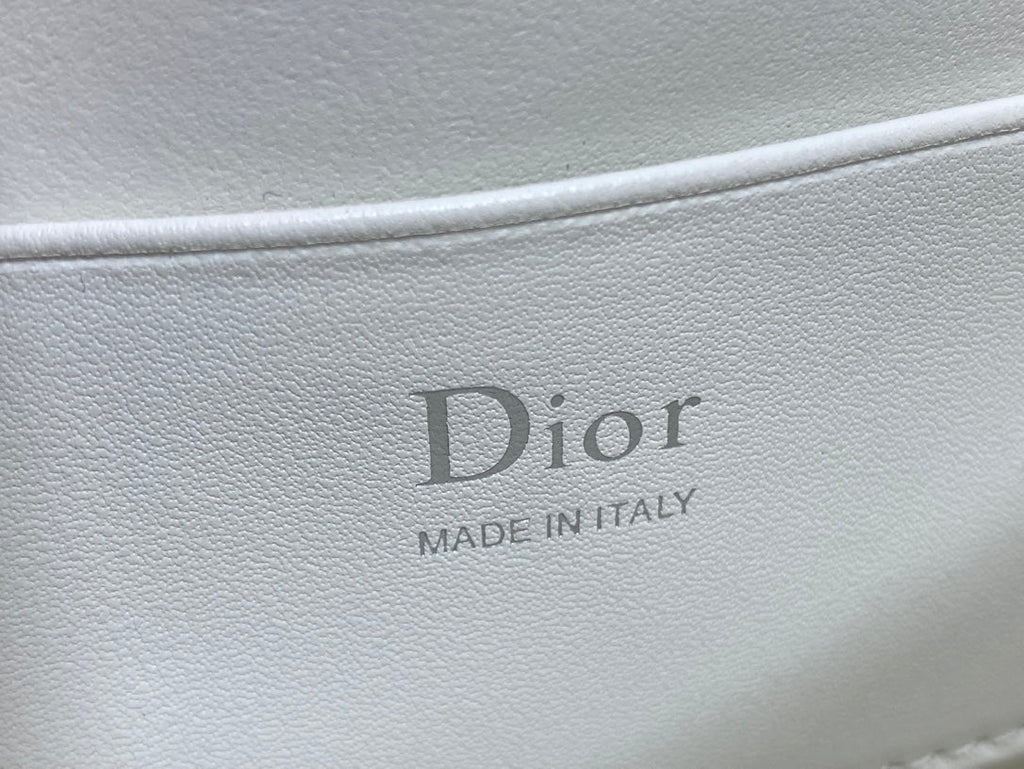 Dior 2026 My Dior Mini Bag Two-Tone White Black Lambskin 284081