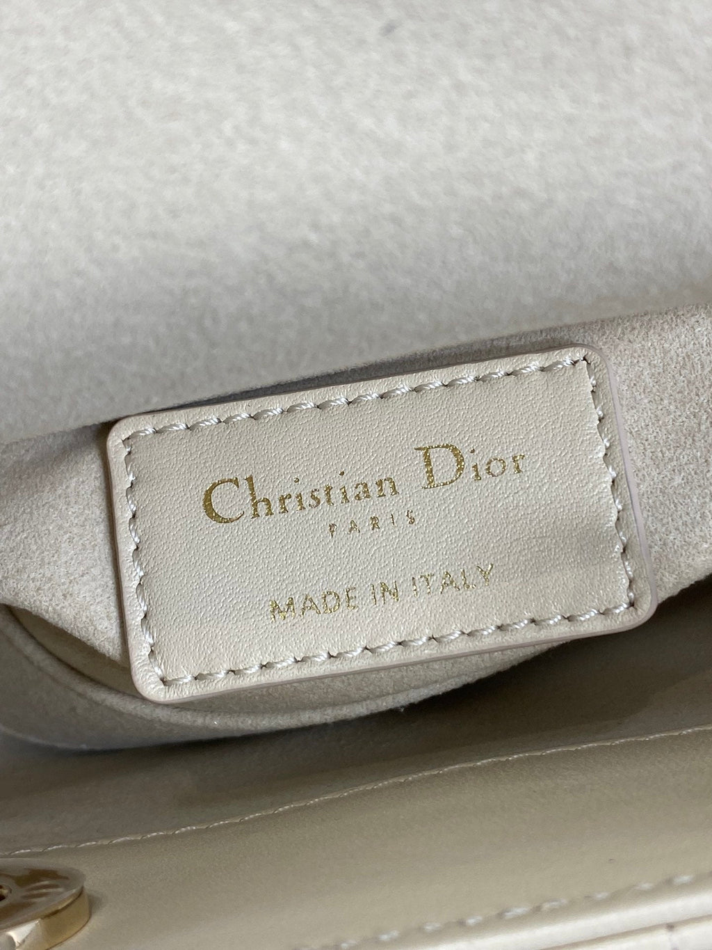 Dior 2026 Bow D-Joy Micro Bag Beige Lambskin 284115