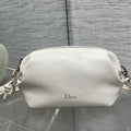 Dior 2026 Bow Pouch 20cm White Lambskin 284143