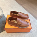 HM Trip Espadrille Brown Calfskin