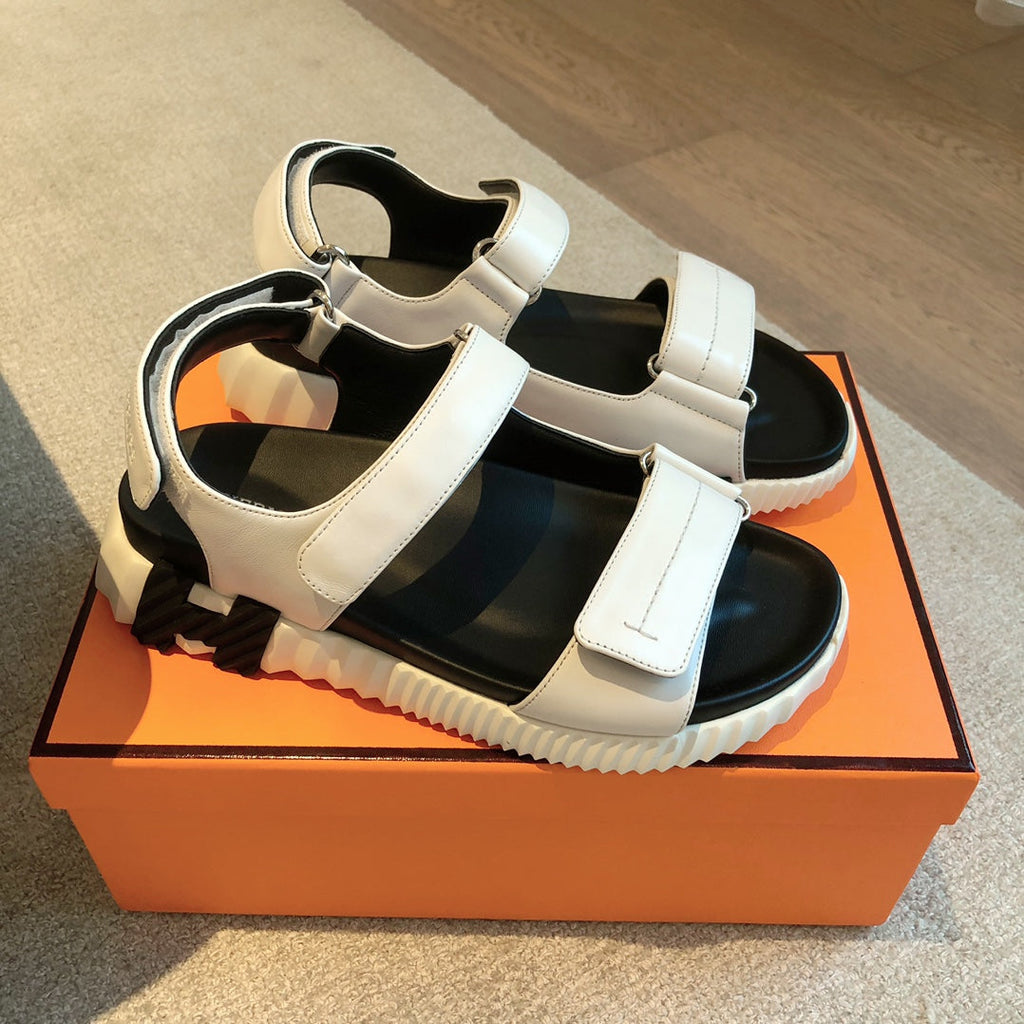 HM Junior Sandal White Mix Black Lambskin 970903