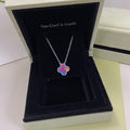 VCA Clover Vintage Pink Mop Necklace