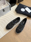 CC Espadrilles Quilted Tweed