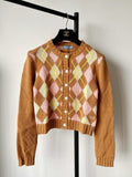 Prada 25 Cardigan Multicolor Wool 293871