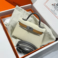 HM Mini Kelly 19 Beige mix Gray Epsom 243125