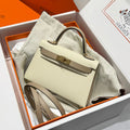 HM Mini Kelly 19 Beige Epsom 243130