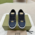 GG WOMEN'S SCREENER TRAINER DENIM CALFSKIN