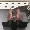 CC Slingback Red Suede 237502