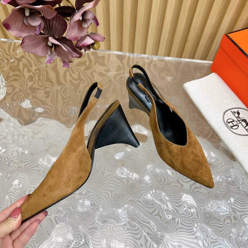 HM Intime 75 Pump Brown Suede 957095