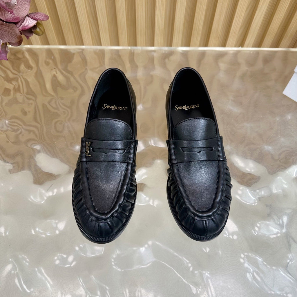 YSL 2025 Loafer Black Cowhide 174547
