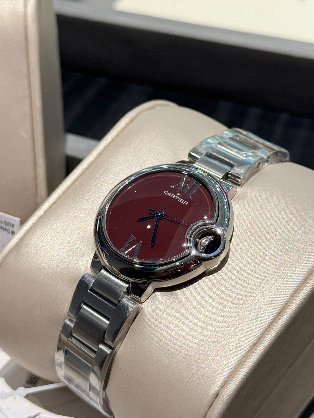 Cartier Bleu Balloon 33mm Quartz Silver