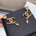 Chanel 2026 Golden Cupid's Arrow Earrings