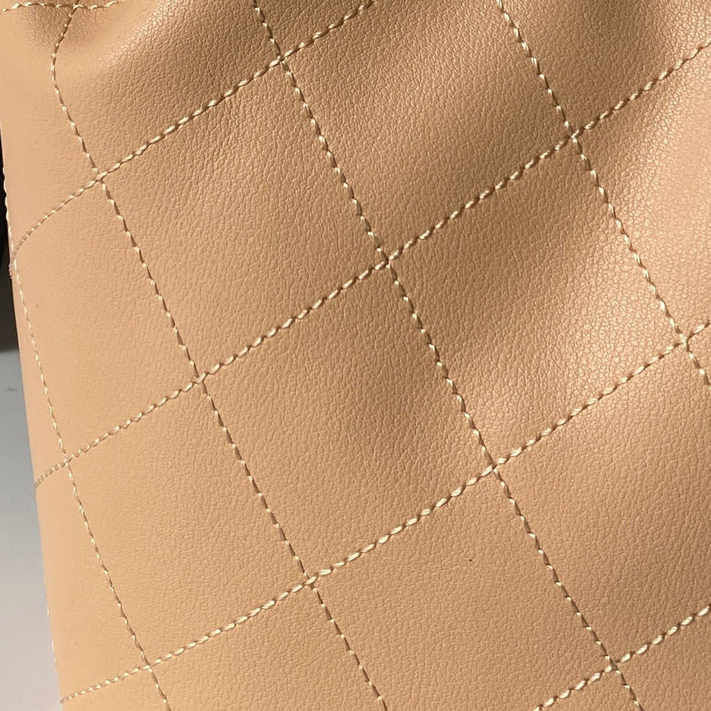 Chanel 2025 Hobo Bag 32cm Beige Calfskin 315839