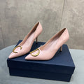 CD 26 High-Heeled 85 Pumps Light Pink Cowhide 594570