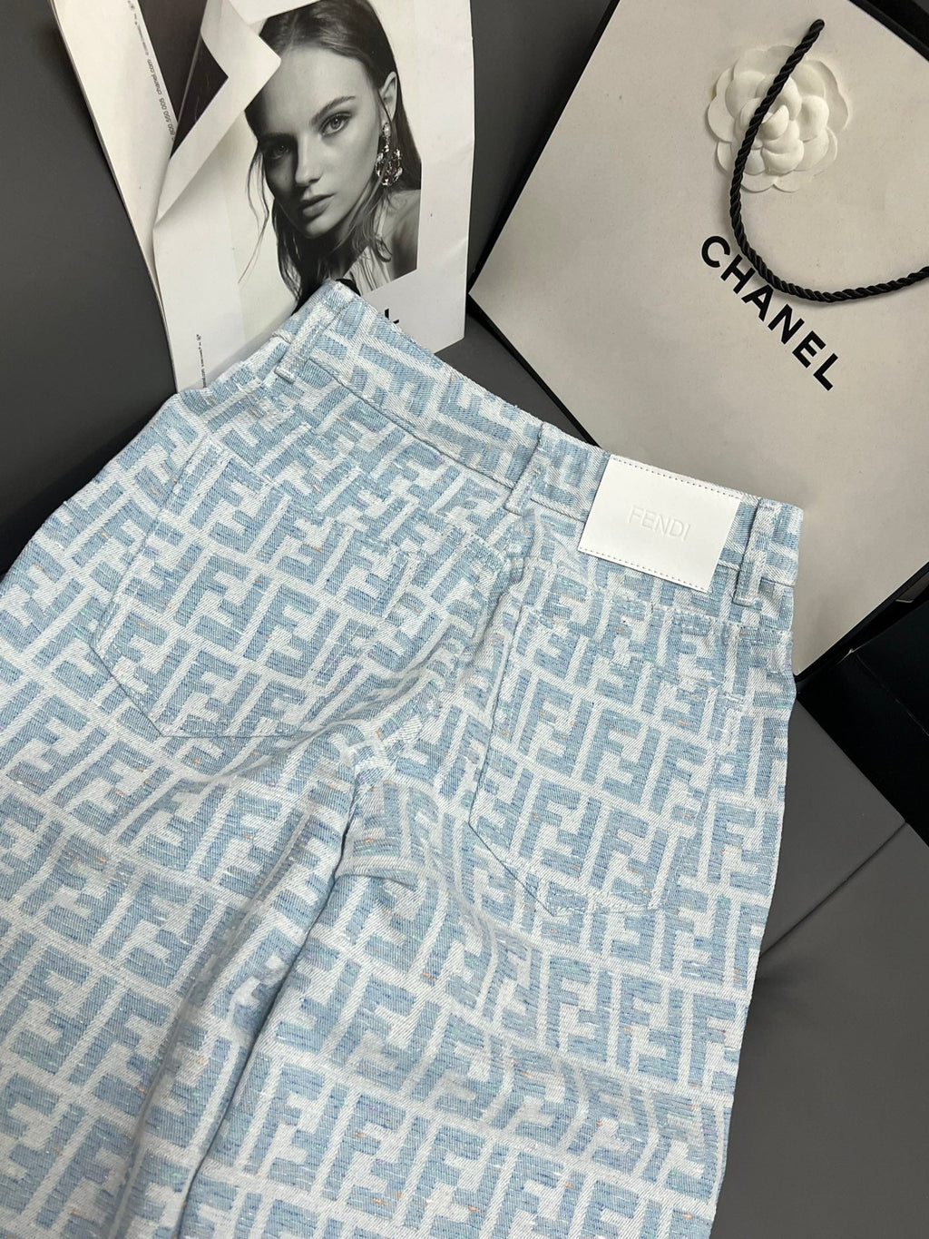 FF 25 Monogram Light Blue Jean